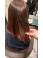 アース 熊本下通店(HAIR & MAKE EARTH) 柔らかくツヤ感のあるオレンジブラウンカラー