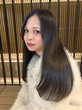 ロンドメリア 天神大名店(Lond Melia) 着物ヘア/大人ガーリー/ダークアッシュ/似合わせカット