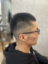 アンカー(ANCHOR)&nbsp;MEN’S HAIR/サーフカール/刈り上げセンターパート/印西市