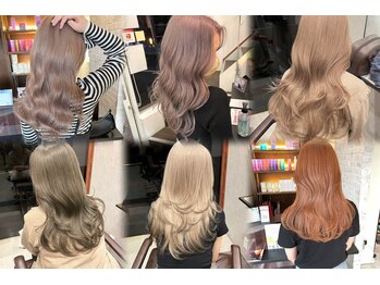 マーシュアンメゾン(Marsh un maison)の写真/憧れの上品なデザインカラーを徹底追求！ケアブリーチで理想の髪色へ◎