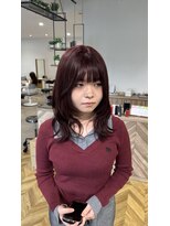 ヤテ(yate')&nbsp;ハッシュカット×ボルドー
