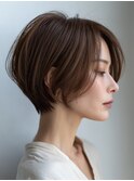 ミセス上品ショートボブ