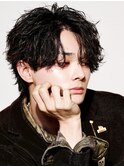 波巻きパーマメンズシャドウパーマスパイラルパーマツーブロック