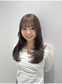 ワンホンレイヤー/ミルクティーグレージュ/藤沢美容院 