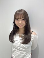 ブラウン(Brown)&nbsp;ワンホンレイヤー/ミルクティーグレージュ/藤沢美容院 