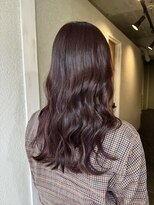 ヴィヒタ 川越 本川越(VIHTA.) ブリーチなしボルドーワインレッドカラー川越本川越