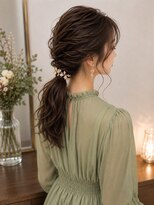 アイシー 関内(ICY) シンプルヘアアレンジ/ローポニー/結婚式