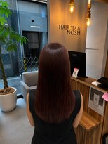 ヘアースパ ノッシュ 博多千代店(Hair Spa Nosh)&nbsp;Hair Spa Nosh 博多千代店/チェリーピンク/髪質改善ストレート