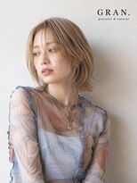 グラン 星ヶ丘(GRAN.)&nbsp;大人ハイトーンベージュカラーボブ