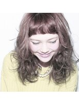 ベル 表参道店(Belle)&nbsp;ショートバング×ピンクベージュ