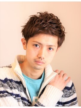 ノイセル(Noisyle) 無造作ショート　セミウエット　ビジカジ　メンズヘアー