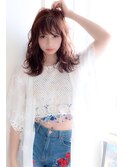 ロブノーブルクラシカルバイヤージュパーマミディ
