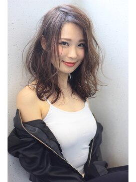キング 枚方店(K!ng) 無造作なほつれウェービー♪大人かわいい甘辛ヌーディースタイル