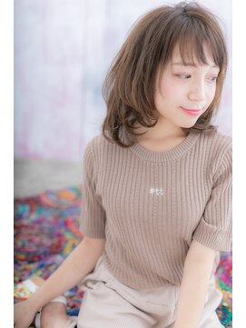 ヘアアンドビューティー ミック(Hair & Beauty miq) 今っぽナチュラル☆等身大のワンカールレイヤーボブディb