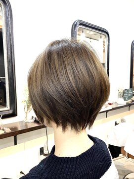 エトネ ヘアーサロン 仙台駅前(eTONe hair salon) 【eTONe】20代30代40代大人かわいいマニッシュショートボブ