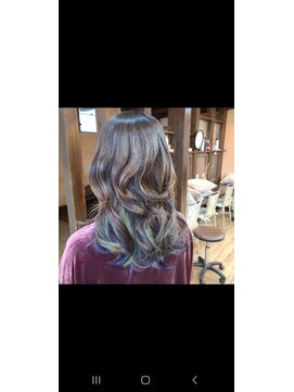 モアムー(Moremuu) レディース ユニコーンカラー寒色ver