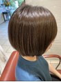 エム インターナショナル 春日部本店(EMU international) ショートでも自然な丸みのストレート[春日部/縮毛矯正/髪質改善