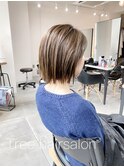 ノンブローでおさまる大人スタイル『Tree hairsalon 』本厚木