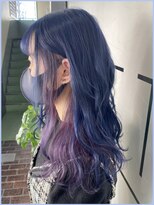 パレット 町田店(PALETTE)&nbsp;ネイビー☆インナーパープル　　町田/町田駅/JR町田駅