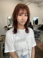 フィル(fil)&nbsp;レイヤーミディ／オレンジベージュ