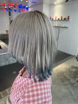 ゲーム 原宿店(GAME)&nbsp;ターコイズ/ダブルカラー/ケアブリーチ/髪質改善/原宿