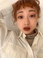 ラヴェストバイフレイスウェル(LOVEST by frace well)&nbsp;〔 mirisa 〕くせ毛風　bob arrange チェリーブラウン