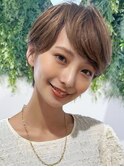 【渡辺】ショートグラデーションカラーペールベージュ