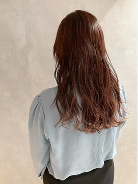 アイディール(:ideal) 20代30代40代☆ゆる巻きが映えるピンクブラウン