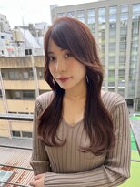 ロンド ストラーダ 心斎橋(Lond strada)&nbsp;韓国前髪顔周りロング×デザインカラー[心斎橋/髪質改善]