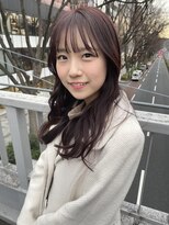 アンククロス 青山店(ANKH CROSS)&nbsp;顔まわりカット×ピンクブラウン