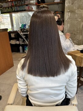 エッセ 大阪梅田茶屋町店(esse) 【艶髪】ブリーチなしグレージュカラー