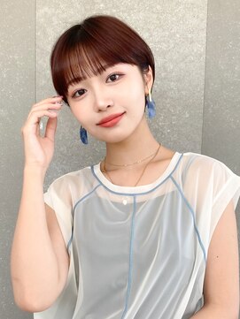 ロンド レグリーズ 立川(Lond leglise) ショート×顔周り×前髪×シルキーベージュ×グレージュカラー