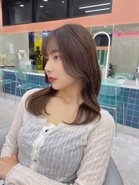 ロンド ストラーダ 心斎橋(Lond strada) くびれヘア×アプリコットオレンジ×美髪［髪質改善/縮毛矯正］