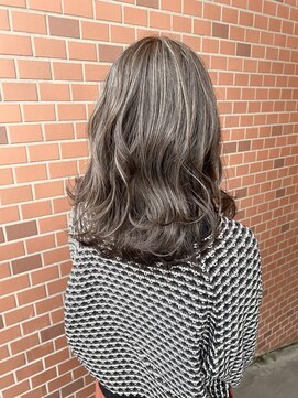 ラビット(Rabbit) #極細ハイライト ナチュラルハイライト ミルクティーベージュ