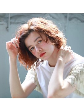 ラべリー 池袋(LOVELEY) オレンジページュ パーマ【池袋】