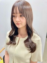 ヘアー アイス 御器所本店(HAIR ICI)&nbsp;20代30代40代ブリーチなしブラウングレージュ