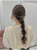 編みおろしアレンジ