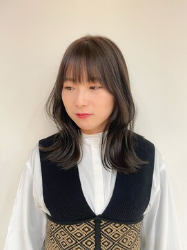 トリコ 柏(tricot) 大人可愛い/ミディアムヘア/くびれヘア/透明感カラー