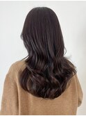マロンベージュフェミニンロング似合わせカット_ba493851