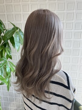 ボアップ 難波店(boappu) #ケアブリーチ #ハイトーンカラー #グレージュ