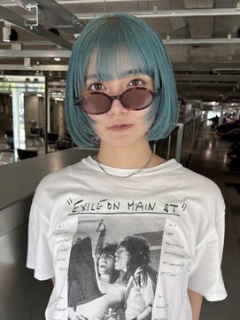 ロジ(loji) ミントブルー×ボブ