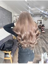 ココテラス(coco terrace) ブリーチ/ケアブリーチ/ピンクベージュ/髪質改善