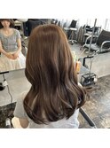 ブリーチなしで最大限赤みなしオリーブカラー