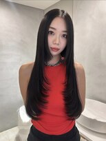 ペレ アネックス 大阪梅田茶屋町店(PELE ANNEX)&nbsp;くびれヘア/アプリコットオレンジ/夏のヘアアレンジ/梅田