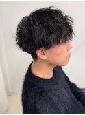 メンズマッシュ/無造作パーマ/池袋メンズカット