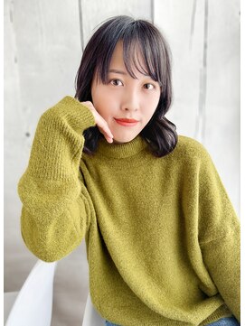 【月1メンテ】白髪染めリタッチでも透明感カラー