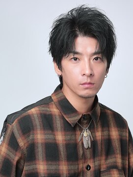 ツーブロ刈り上げなしかきあげコンマバング30代男性大人ヘア