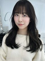 エアー 青山(AIR) 大人可愛いモテ髪ミディアムレイヤーカット秋冬トレンドカラー