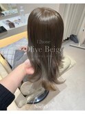〈NoelyS勝田台 佐藤愛〉オリーブベージュ*