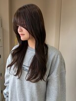 プリュム(plumu.)&nbsp;透明感カラー/オリーブブラウン/寒色カラー